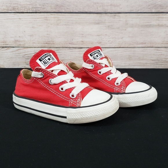 infant red chuck taylors